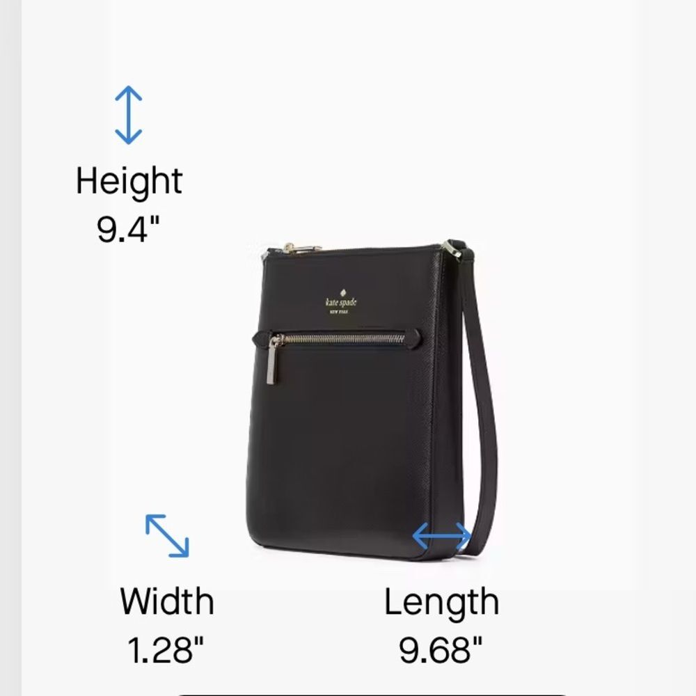Kate Spade Sadie Black Large Crossbody - Picture 5 of 13